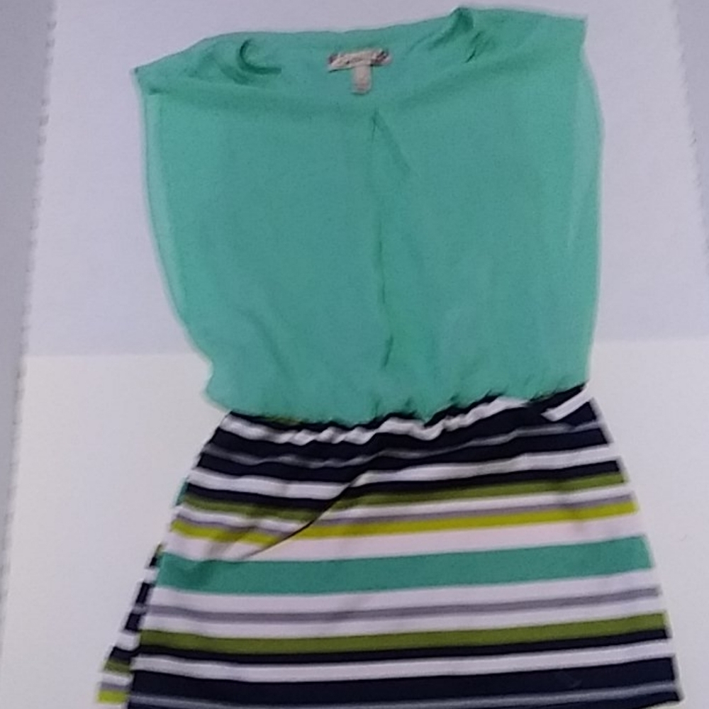 A blue summer dress